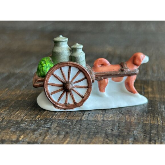 Department 56 Alpine Village Dog Hauling Goods Accessory - Picture 1 of 4